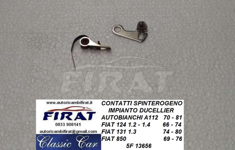 CONTATTI SPINTEROGENO FIAT 850 124 131 A112 (13656)